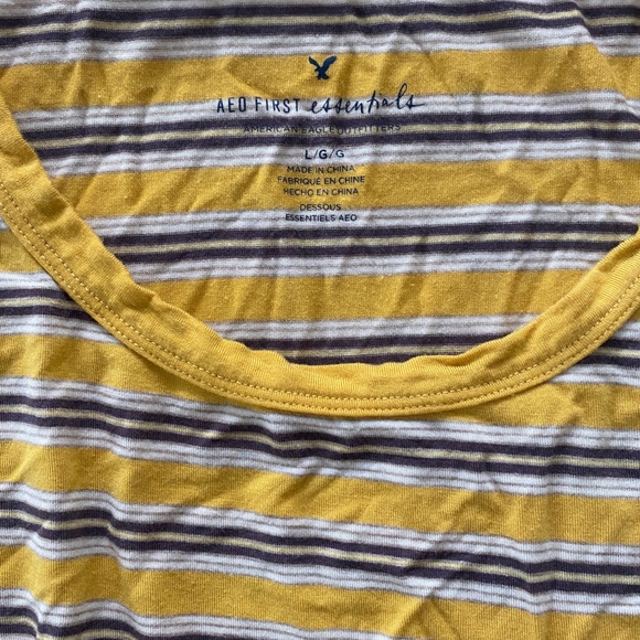 American Eagle Soft Striped Tank - Picture 2 of 2